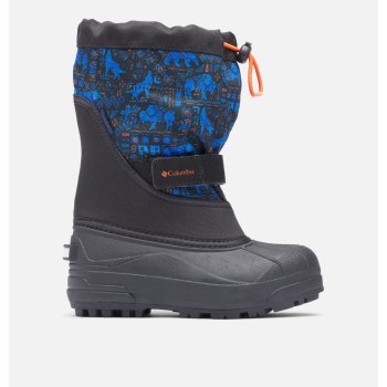 Columbia Powderbug Plus II Print Snow, Botas Negros Marrom Naranjas Para Niña | 256718-ULV